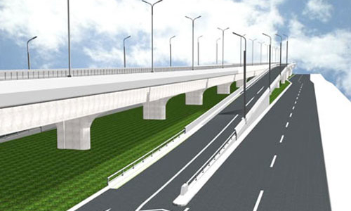 6.000 tỷ xây đường trên cao đoạn Mai Dịch – Nam Thăng Long