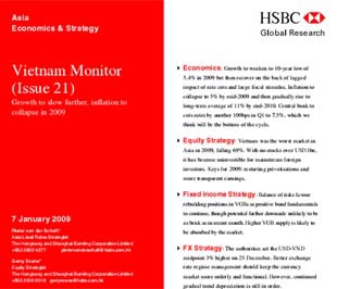 HSBC dự báo chứng khoán Việt Nam 2009