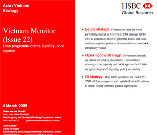 HSBC: Chứng khoán Việt Nam khó phục hồi trong năm nay