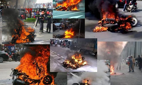 Bộ Công an: Có hiện tượng xe cháy vì động cơ