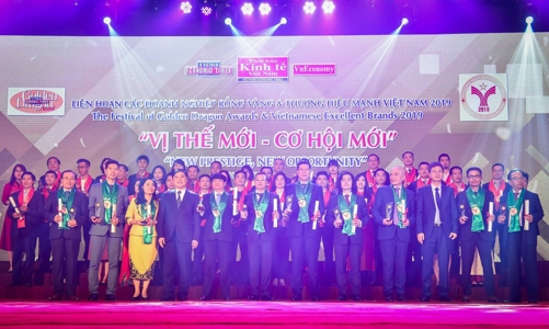 Toàn cảnh lễ vinh danh các Doanh nghiệp Rồng Vàng và Thương hiệu Mạnh Việt Nam 