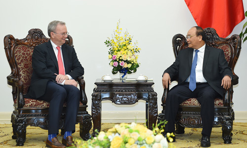 Thủ tướng muốn Google mở văn phòng tại Việt Nam