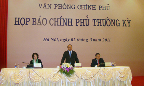 Chính phủ: Vẫn giữ nguyên chỉ tiêu lạm phát 2011 