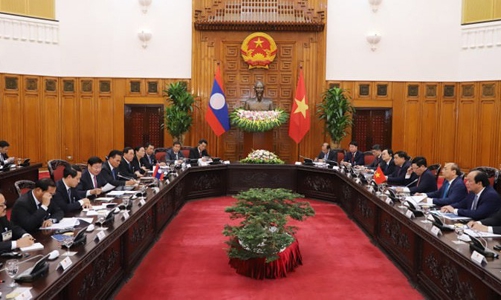 Thủ tướng Việt - Lào nhất trí nhiều vấn đề về biển Đông