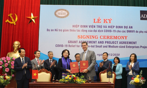 ADB viện trợ không hoàn lại 5 triệu USD cho các nữ doanh nhân Việt 