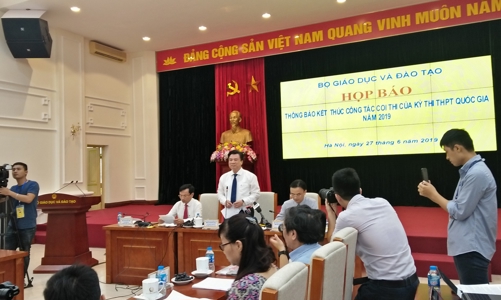 Ngày 14/7 sẽ công bố kết quả thi trung học phổ thông quốc gia 2019