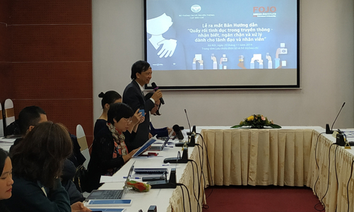 Ra mắt bản hướng dẫn nhận biết, ngăn chặn “quấy rối tình dục trong truyền thông”