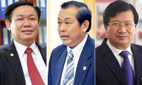 Trình nhân sự ba phó thủ tướng mới 