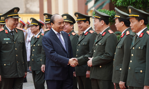 Kiểm tra công tác của lực lượng cảnh vệ, Thủ tướng đề cập vụ Đồng Tâm