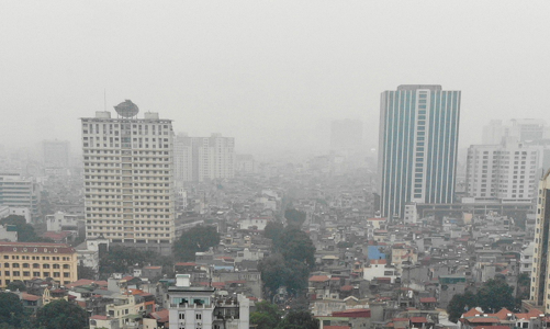 Hà Nội lại tái ô nhiễm không khí nghiêm trọng