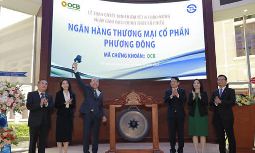Gần 1,1 tỷ cổ phiếu OCB niêm yết trên sàn HOSE