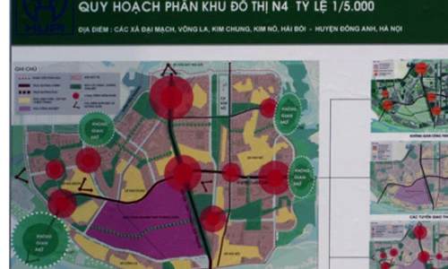 Hà Nội công bố quy hoạch hai khu đô thị lớn Bắc sông Hồng