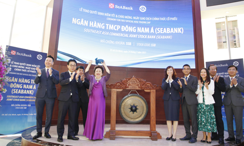 Hơn 1,2 tỷ cổ phiếu SeABank chính thức giao dịch trên sàn HOSE