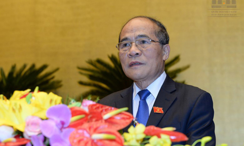 Trình Quốc hội miễn nhiệm Chủ tịch Nguyễn Sinh Hùng