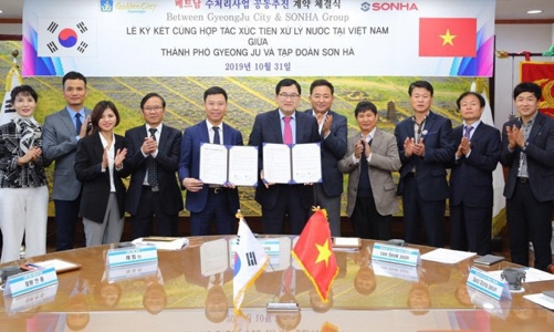 Hàn Quốc ký hợp đồng chuyển giao công nghệ xử lý nước thải cho Sơn Hà