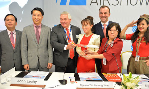 Vietjet chi 3,6 tỷ USD tậu 30 máy bay Airbus mới
