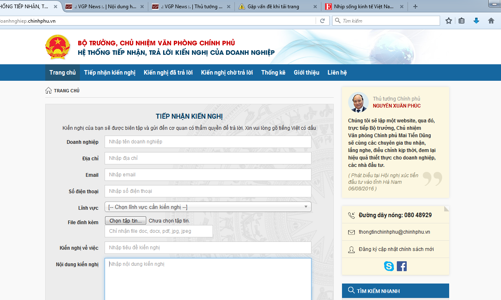 Lần đầu Chính phủ tương tác online với doanh nghiệp