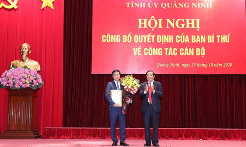 Thứ trưởng Bộ Xây dựng làm Phó bí thư Quảng Ninh