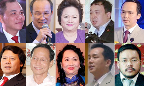 10 doanh nhân ảnh hưởng lớn bất động sản Việt năm qua