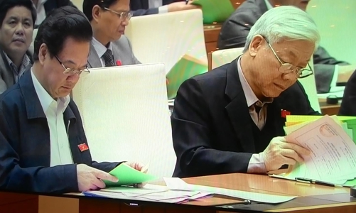 Sáng nay, 484 đại biểu Quốc hội bỏ phiếu tín nhiệm 50 chức danh