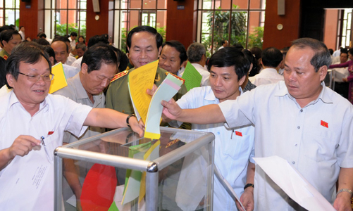 Tái khởi động việc lấy phiếu tín nhiệm