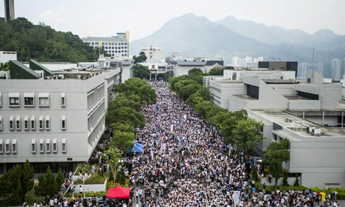 Sinh viên Hồng Kông biểu tình phản đối Bắc Kinh