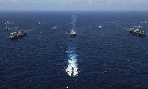 Mỹ-Ấn-Nhật tập trận, Trung Quốc lo sốt vó