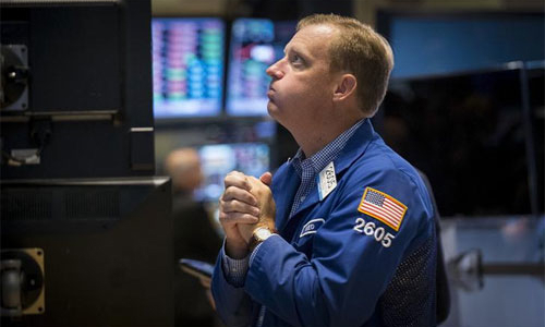 Rớt thảm, chứng khoán Mỹ thấp nhất 4 năm
