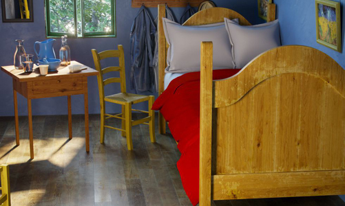 Khi những bức tranh thành không gian nội thất