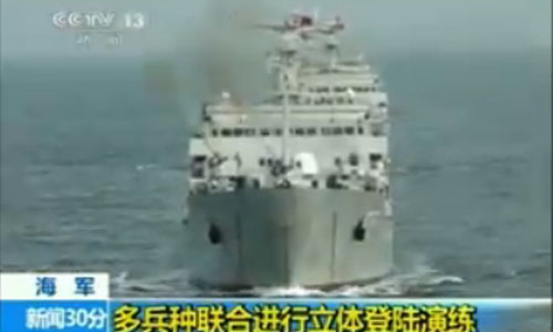 Trung Quốc tập trận đổ bộ quy mô lớn ở biển Đông