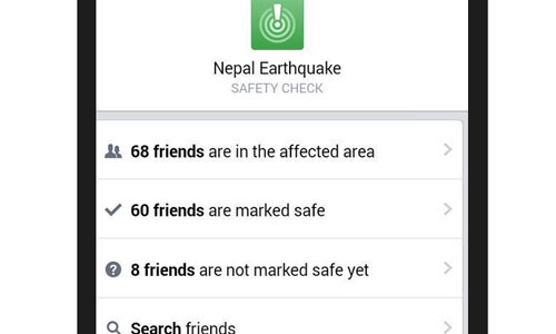 Ứng dụng Google, Facebook giúp ích trong động đất Nepal