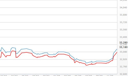 Giá vàng SJC tăng mạnh, USD đồng loạt vượt 22.000 đồng