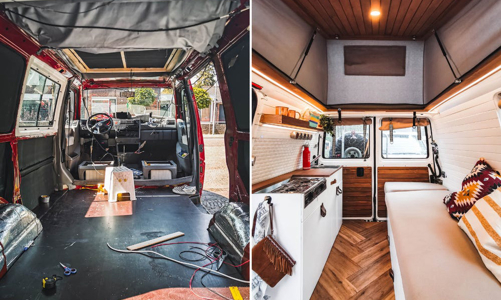 Một gia đình ở Hà Lan đã biến chiếc xe tải của họ thành ngôi nhà nhỏ phóng túng