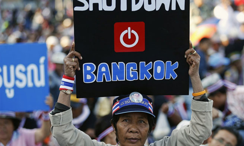Người biểu tình “đóng cửa” Bangkok