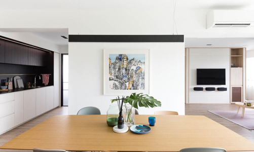 Căn hộ màu trắng thanh lịch