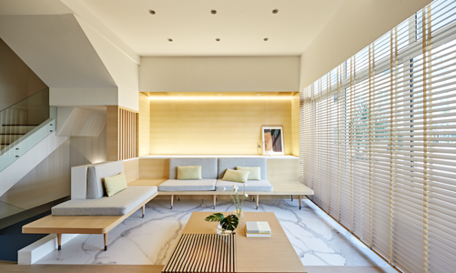 Căn hộ tươi sáng mang phong cách Japandi