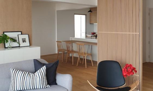 Đồ nội thất gỗ nhẹ trong căn hộ chung cư