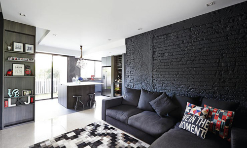 Màu đen cho mảng tường nội thất: có nên không?