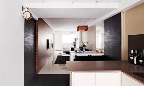 Căn hộ không gian mở vuông vắn