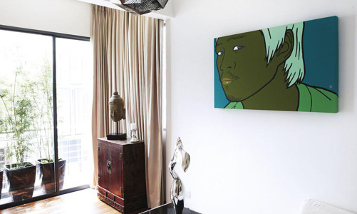 Căn hộ penthouse phủ kín bởi các tác phẩm nghệ thuật