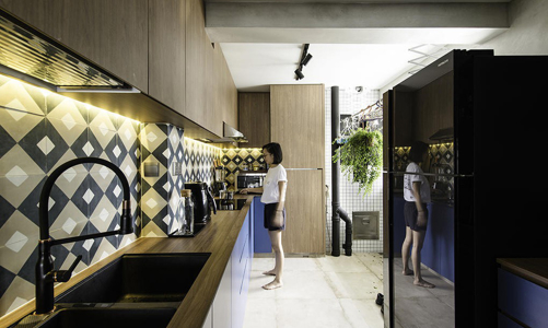 Chọn gạch ốp tường cho gian bếp hiện đại