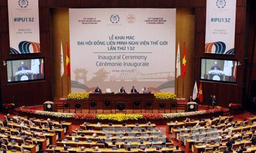 Khai mạc IPU 132: Việt Nam nêu thông điệp về biển Đông