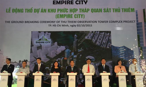 1,2 tỷ USD xây tổ hợp dự án Empire City ở Thủ Thiêm