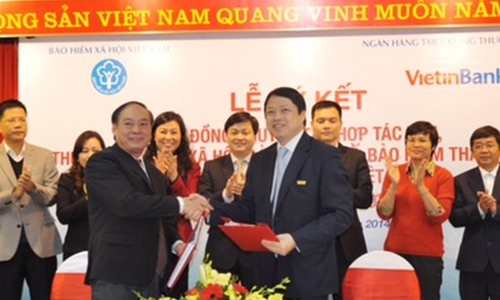 VietinBank sẽ thu nợ bảo hiểm giúp Bảo hiểm Xã hội