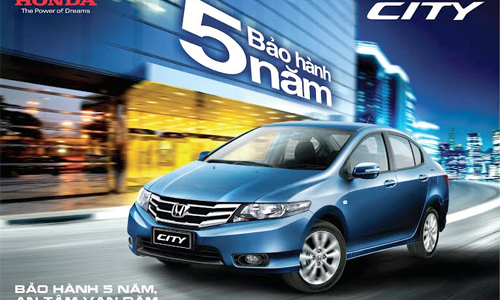 Khuyến mại lớn cho Honda City trong tháng 7