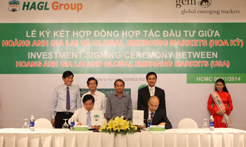Quỹ GEM cam kết đầu tư 80 triệu USD vào HAGL