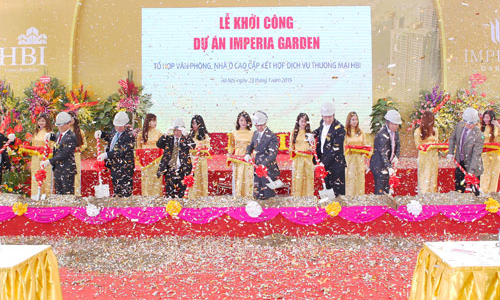 HBI khởi công dự án Imperia Garden tại Hà Nội