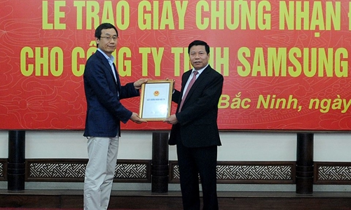 Dự án tỷ đô Samsung Display được cấp phép “nhanh bất ngờ”