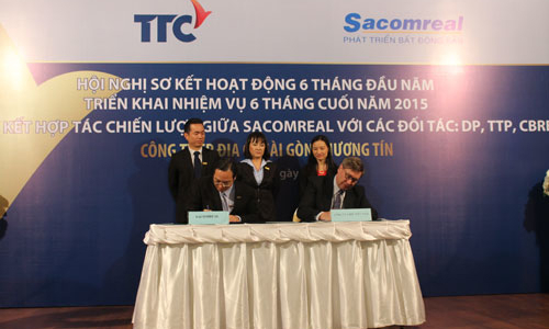 Sacomreal hợp tác chiến lược với CBRE