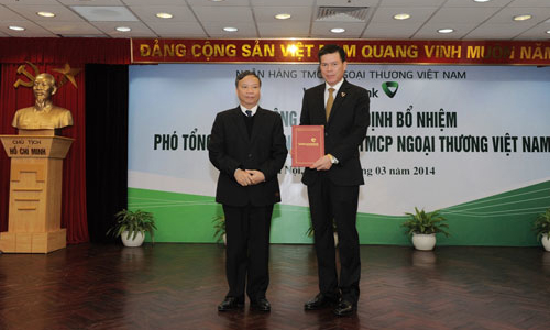 Vietcombank bổ nhiệm thêm phó tổng giám đốc